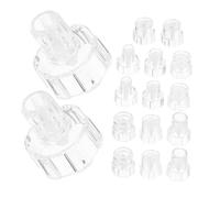 Mikinona 16pcs Hydrodermabrasion Facial Machine Replacement Heads Skin Purifying Tips Pore Cleaner Attachments for Deep Cleansing Blackhead Removal Professional and Home Use