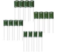 Mikinona 16Pcs Tone Capacitors for Electric and Bass Guitar 0.047/0.022/0.033/0.068Μf Capacitor Set Sturdy Copper Material