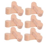 Mikinona 16pcs Wooden Train Track Connectors Expansion DIY Adaptors for Railway Model Lightweight Compact Design for Creative Layouts and Group Play Compatible with Major Brands