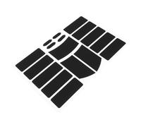 Mikinona 17sheets Sweat Resistant Mouse Grip Tape Non-slip Sticker for Wireless Gaming Computer Mouse at Home Office