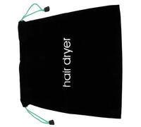 Mikinona 1Pc Black Hair Dryer Storage Bag Safe Drawstring Pouch for Home Organization Compact and Lightweight Travel for Hairdryer and Items Capacity Dust