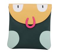 Mikinona 1Pc PU Women Sanitary Pouch Durable Menstrual Pad Storage Bag Practical Secret Napkin Towel Holder for Home Travel Use Design