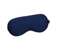 Mikinona 1Pc Silk Eye Mask with Reusable Ice Pack Lightproof Design for Comfortable Sleep for Home Office Travel and Spa Sea Blue Color for Dark Circles and Puffiness Relief