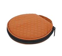 Mikinona 1Pc Stylish Car CD Storage Bag Practical Disc Storage Case Design with Creative Zipper for Organizing Your Vehicle Trimmed Case