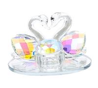 Mikinona 1pc Swan-shaped Crystal Nail Art Cup for Manicure No Odor Material Design for Easy Liquid Monitoring for Professional and Personal Use