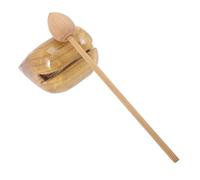 Mikinona 1set Buddhist Percussion Wooden Knocker Stick Professional Musical Instrument for Meditation and Temple Use Crisp Sound Craftsmanship Ergonomic Design