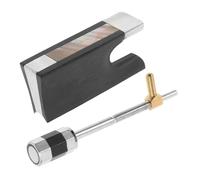 Mikinona 1set Comfortable Violin Bow Frog Replacement Accessory with Screw for Enhanced Balance and Weight Distribution Design for Easy Installation and Improved Tone Quality