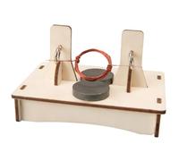 Mikinona 1Set DIY Wooden Motor Model Kit Educational Science Experiment for Hands About Electric Motors and Enhance Problem Solving Skills