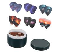 Mikinona 1set Guitar Picks Storage Box Plectrums Convenient Carrying Case for Guitarists and and Plectrum Organizer