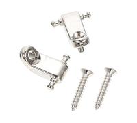 Mikinona 1set Guitar Roller String Tree Retainer String Guide for Electric Guitar Mounting Screws Easy to Install Finish