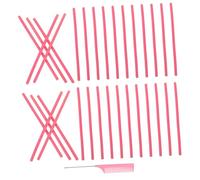Mikinona 1set Heatless Curling Rod Set Flexible Headband Curling Tools for Women Hair Styling Kit Soft Sponge Hair Rollers for Comfortable Sleep Curls for Home and Travel