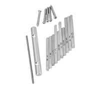 Mikinona 1set Kalimba Thumb Piano Accessories Engraved Musical Notes Key Replacement Parts for Assembly Lightweight and Easy to Install Kalimba Bridge Saddle Kit