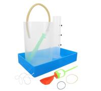 Mikinona 1Set Liquid Pressure Depth Experiment Apparatus - Physics Teaching Instrument - Liquid Pressure Depth Relations Experiment Laboratory Device for High School