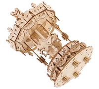 Mikinona 1Set Merry Go Round Puzzle Self Assembling Jigsaw Model Kit for Adults Easy Step by Step Instructions Creative DIY Educational for Family Fun and Decoration