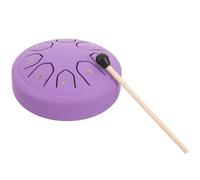 Mikinona 1set Steel Tongue Drum Mini Meditation Percussion Instrument for Adults Notes Hand Drum for Boys and Girls Portable Steel for Music Therapy and Relaxation