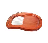 Mikinona 1set String Harp Tuning Wrench Portable Wood Body Lyre Instrument Metal Strings for Music and Beginners Ancient Style