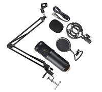Mikinona 1set Usb Condenser Microphone for Streaming Podcasting Music Recording Pickup for Sound for Gaming Online Chatting Compatible Computers Laptops