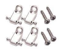 Mikinona 2 Pack Guitar Roller String Tree Electric Guitar Retainer Metal String Tree Roller Capo Lead