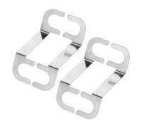 Mikinona 2 Pairs Speaker Terminal Block Connectors: Bending Lugs for Subwoofer Box and Sound System Projects - Metal Audio Equipment Supplies