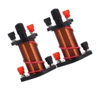 Mikinona 2 Pcs Copper Electromagnetic Induction Coil for Physics Teaching and Experiments Portable Small Solenoid Coils for Electromagnetism Study and Laboratory Demonstration