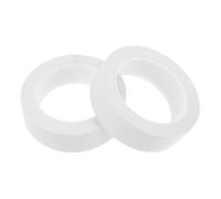 Mikinona 2 Rolls Wide Warning Tape Durable Floor Marking Tape for Sports Fields Workshops and Subway Boundaries for Social Distancing and Event Use