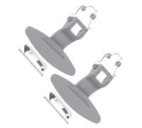 Mikinona 2 Sets Drum Washing Machine Handle Metal Washer Door Handle Replacement For Washer Dryer Parts Compatible With Lg Washing Machine Grey