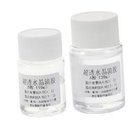 Mikinona 2 Sets Two Part Epoxy Resin Glue High Adhesive Yellowing Casting Resin for Art Craft DIY Jewelry and Repair