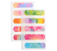 Mikinona 200Pcs Breathable Hemostatic Patches for Adults Self Adhesive Wound Bandages Portable and Stretchy Design for Fast Healing for Adults Fun Patterns