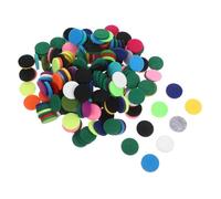 Mikinona 200pcs Mini round Unscented Oil Diffuser Pads Nonwoven Fabric Aromatherapy Refill Pads Compact and Portable Design Essential Oil Diffusion for DIY Aromatherapy and Random Color