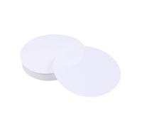 Mikinona 200pcs Qualitative Filter Paper Discs Diameter Medium Flow Rate for School Laboratory Chemistry Experiments Premium Paper Pulp Particle Retention Lightweight and Practical