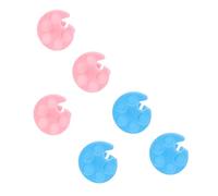 Mikinona 20pcs Cartoon Nail Art Palette for Manicure Assorted Finger Display Easy to Clean Mixing Plate for Nail Polish and Design