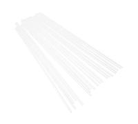 Mikinona 20pcs Clear Acrylic Rods Polymer Clay Sticks for Miniature Art DIY Projects Cake Support Dowels Smooth Finish Versatile Crafting Tools for Figurines Wedding Dessert Decorations