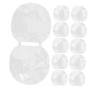 Mikinona 20pcs Double-sided Thick Table Tennis Racket Protector Film with Strong Adhesive Transparent Scratch-resistant Protection for Paddle Surface Table Tennis Cover Wrap