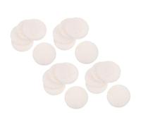 Mikinona 20pcs Facial Cleansing Pads Soft Round Makeup Removal Sponges for Gentle Skin Cleansing for All Skin Types Made from Natural Wood Pulp Cotton