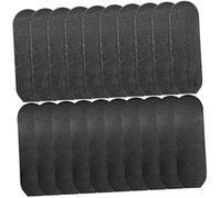 Mikinona 20pcs Foot File Sandpaper Pedicure Feet Peeling Foot Sanding Pads Foot Care Tool Heel Scrubber from Foot Pad Foot Filer Hard Skin Remover Sand Paper Dry Small Sand Sheet Black
