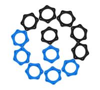 Mikinona 20pcs Hexagonal Microphone Rings for Handheld Wireless Mics Impact-resistant Silicone Covers with Stable Non-slip Design for Ktv Interview Recording Studio Performance Speech