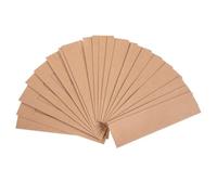 Mikinona 20pcs Khaki Paper Pen Storage Bag with Window | Elegant Simple Vintage Style, -ready Stationery Organization for Teachers and Students, Casual Use