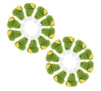 Mikinona 20Pcs Miniature Duck Hats for Patrick's Day Irish Green Party Accessories Tiny Costumes for Crafts Charming Decorations for Adults for Festive Celebrations