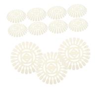Mikinona 20pcs Nail Art Display Wheel Tip False Nail Palette Portable and Plastic Manicure Color Chart for Salon