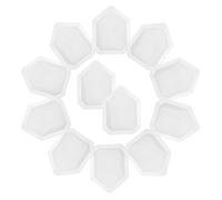 Mikinona 20pcs Reusable Laboratory Weighing Plates for Powder Sturdy Plastic Weighing Trays with Accurate Scale Markings Practical Small Boat-shaped Dishes for Precise Measurements in Labs