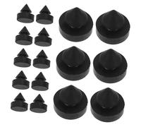 Mikinona 20pcs Rubber Door Bumpers with Collision Buckle Sound Dampening Pads for Cabinet and Elevator Doors Wall Protectors for Silencing and Preventing Reliable and Secure Fit
