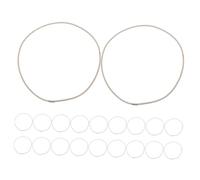 Mikinona 20pcs Rubber Shock Mount Bands for Mic Holder Clamp Replacement Microphone Elastic Bands for Condenser Mic Suspension Mount
