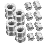 Mikinona 20pcs Silver Guitar String Beads Folk Guitar Bridge Pins Replacement Parts Accessories Easy Install Metal