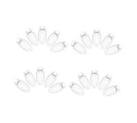 Mikinona 20PCS Small Transparent Water Drop Hair Clips for Non Slip Side Slide Barrettes Cute Hair Accessories for Boys for School and Parties