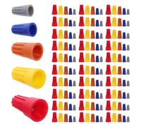 Mikinona 220pcs Electrical Wire Connectors Screw Terminals with Spring Insert Caps for Quick Secure Low-resistance Connections Versatile Wire End Caps for DIY and Industrial Wiring