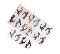Mikinona 24pairs Eco-friendly Eye Makeup Sticker Temporary for Boys and Girls Eye Lid Tape Shiny Paste