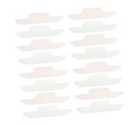 Mikinona 24pcs Disposable Collar Liners Pad and Hat Sweat Absorbing Pads 290×68mm Ultra-thin White Skin Tone Neck Liner for Shirt Collar and Hat Sweat Protection