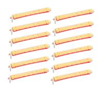 Mikinona 24pcs Flexible Perm Rods for Hair Curling Plastic Wave Twisting Rods for All Hair Types for DIY Styling at Home Salon Use Non Damaging Curling Tools