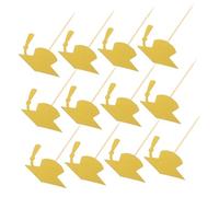 Mikinona 24pcs Graduation Cap Toppers Unique Cake Decorations for Graduation Parties School Celebrations Dessert Displays Easy to Use Festive Design Made From