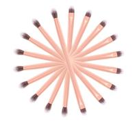 Mikinona 24pcs Professional Makeup Brush Double-ended Eye Shadow Brush Handle Long Applicator for Home Salon
